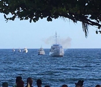 La Armada de República Dominicana participa en el Magno Desfile Militar, con motivo al 172 Aniversario de la Independencia Nacional