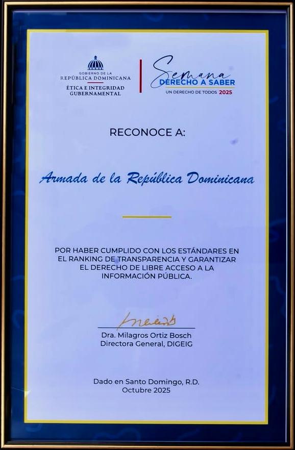 RECONOCIMIENTO EN EL CUMPLIMIENTO CON LOS ESTÁNDARES EN EL RANKING DE TRANSPARENCIA Y GARANTIZAR EL DERECHO DE LIBRE ACCESO A LA INFORMACIÓN PÚBLICA ⚓
